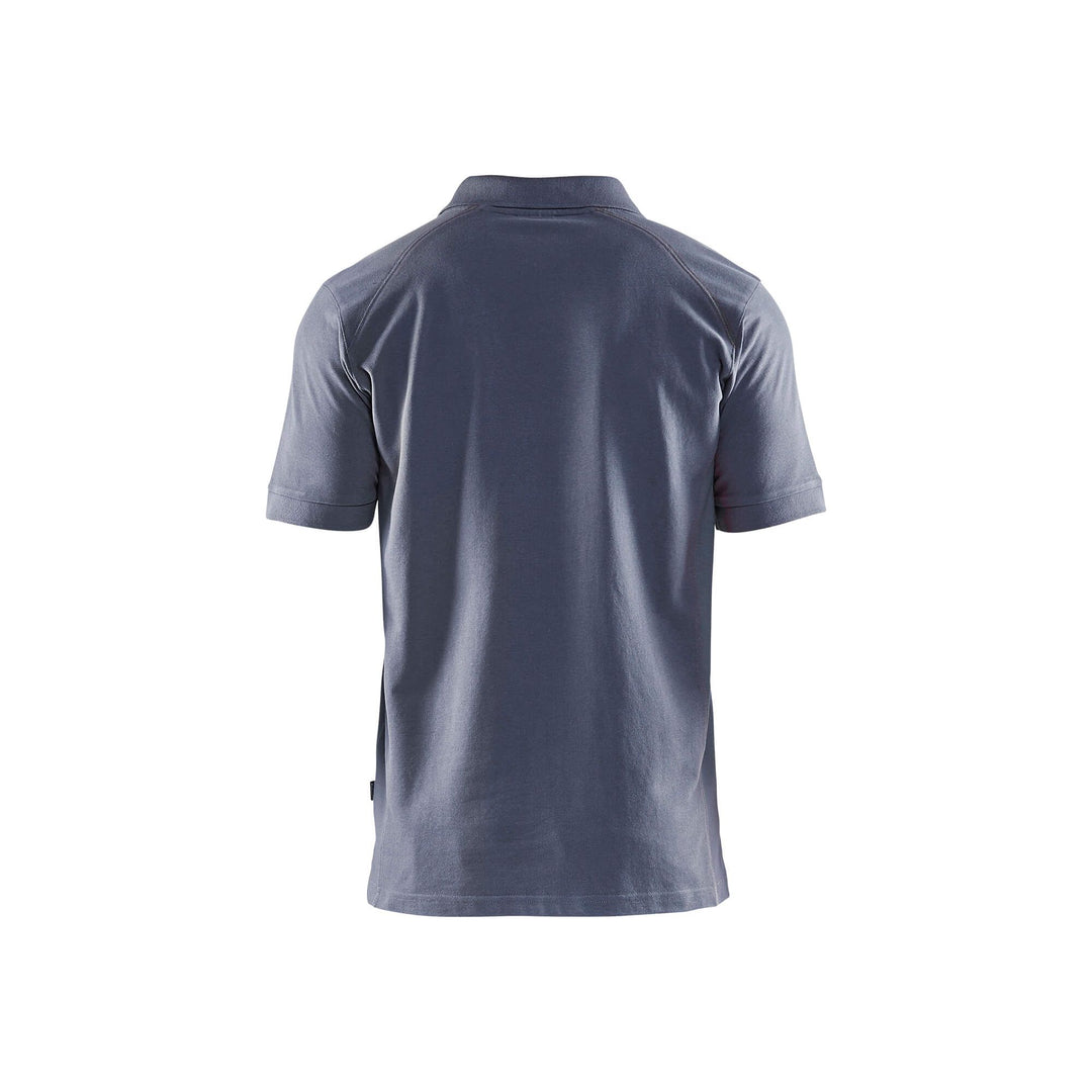 Blaklader 33241050 Work Polo Shirt Grey Rear #colour_grey