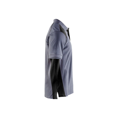 Blaklader 33241050 Work Polo Shirt Grey/Black Right #colour_grey-black