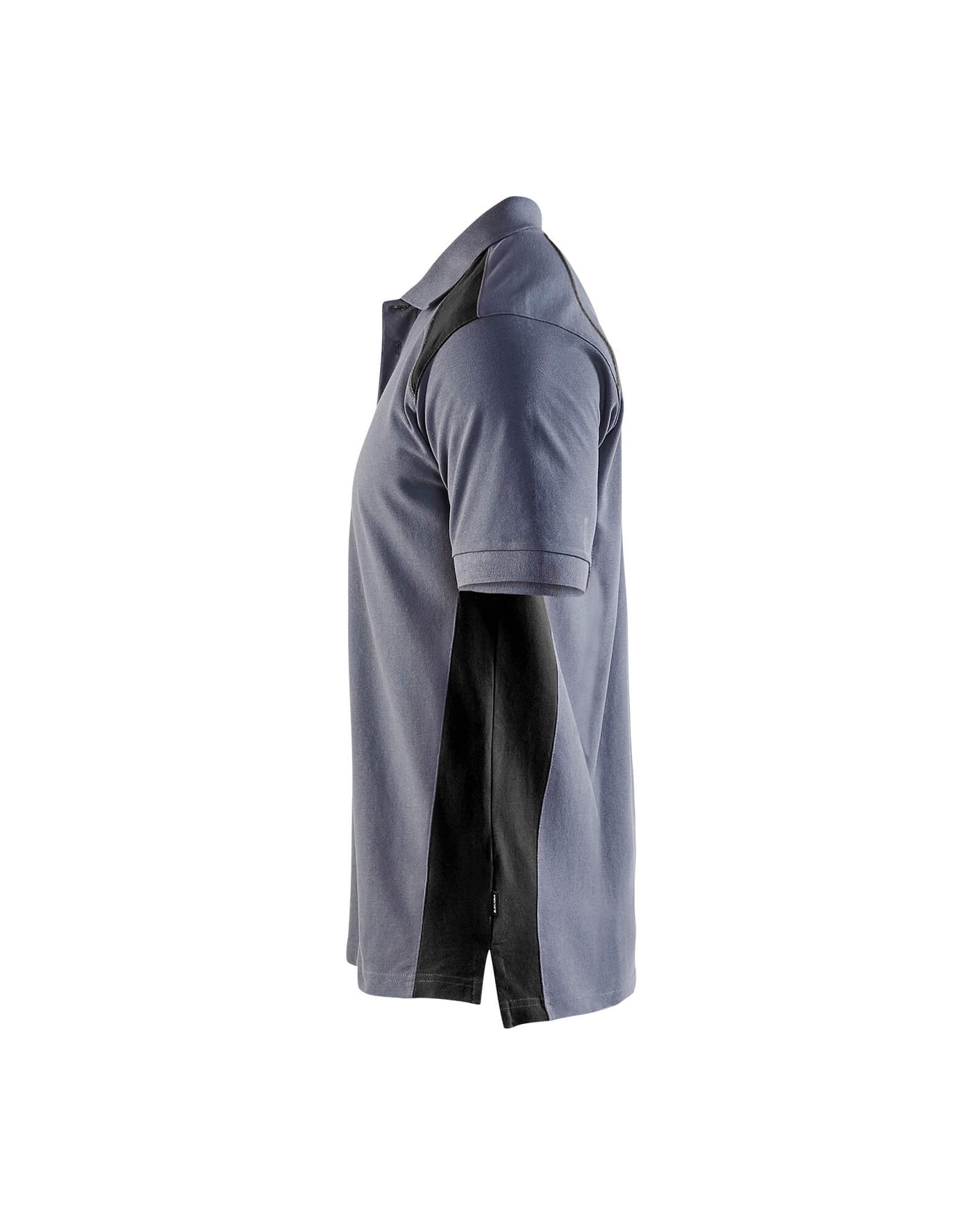 Blaklader 33241050 Work Polo Shirt Grey/Black Left #colour_grey-black