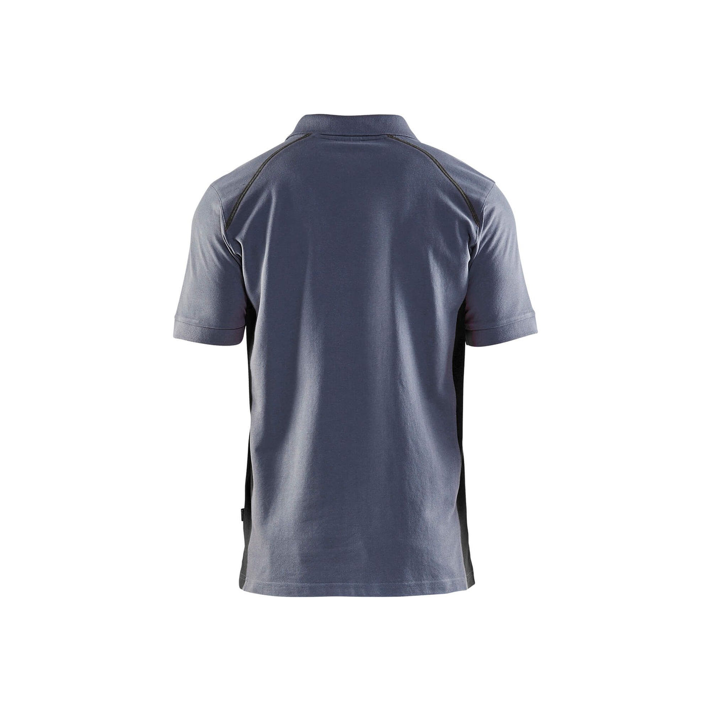 Blaklader 33241050 Work Polo Shirt Grey/Black Rear #colour_grey-black