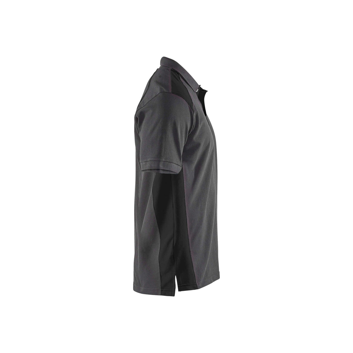 Blaklader 33241050 Work Polo Shirt Mid Grey/Black Right #colour_mid-grey-black