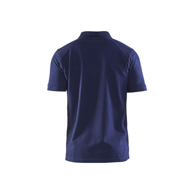 Blaklader 33241050 Work Polo Shirt Navy Blue Rear #colour_navy-blue