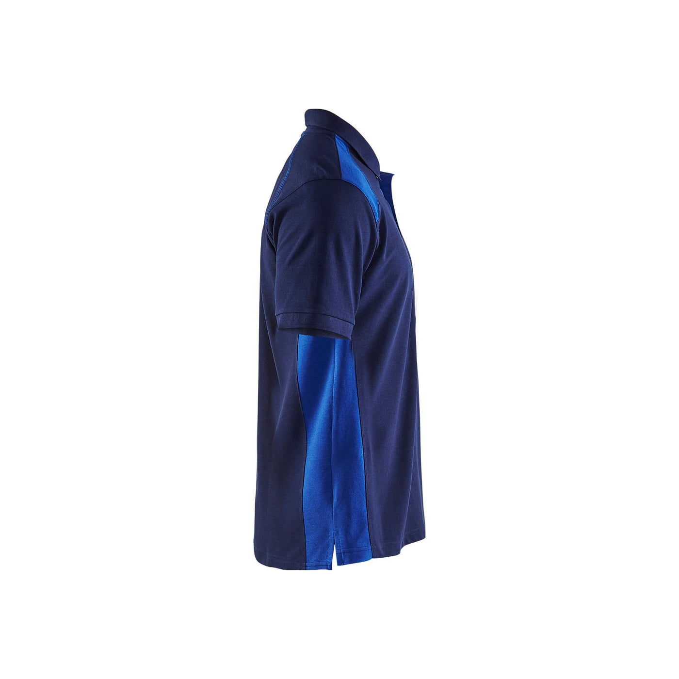 Blaklader 33241050 Work Polo Shirt Navy Blue/Cornflower Blue Right #colour_navy-blue-cornflower-blue