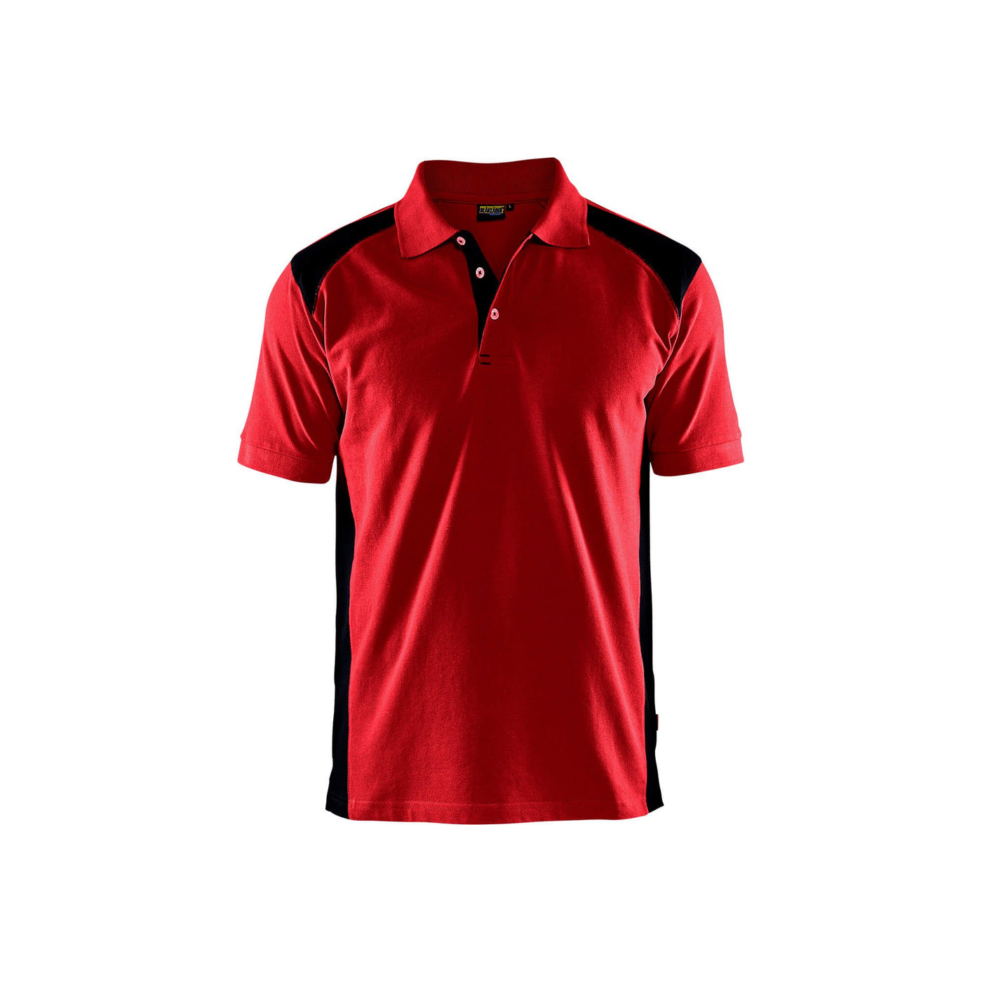 Blaklader 33241050 Work Polo Shirt Red/Black Main #colour_red-black