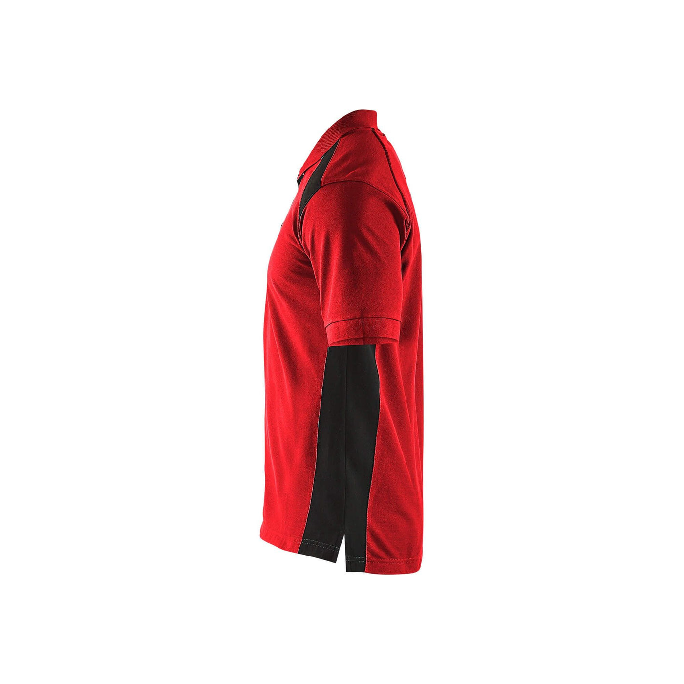 Blaklader 33241050 Work Polo Shirt Red/Black Left #colour_red-black