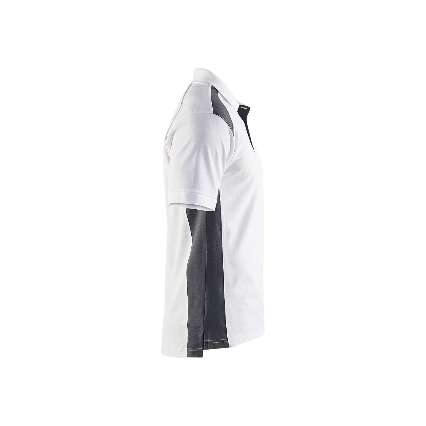 Blaklader 33241050 Work Polo Shirt White/Dark Grey Right #colour_white-dark-grey
