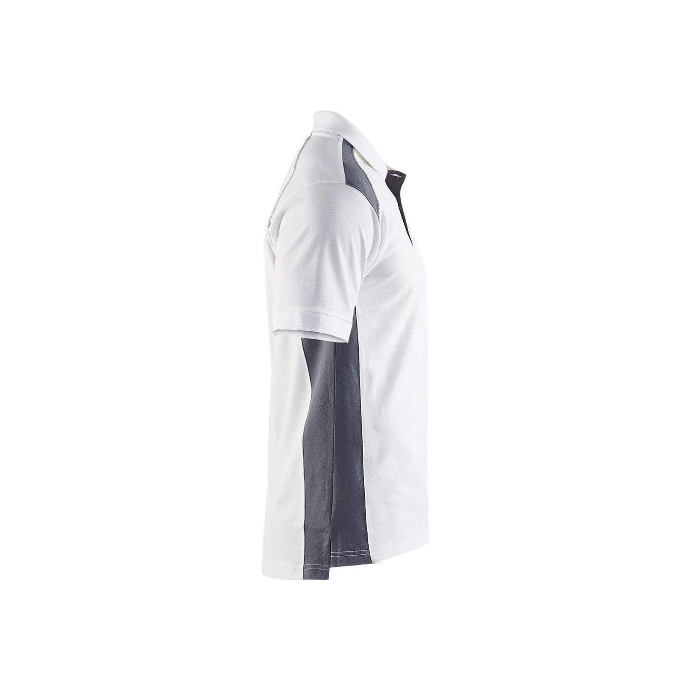Blaklader 33241050 Work Polo Shirt White/Grey Right #colour_white-grey