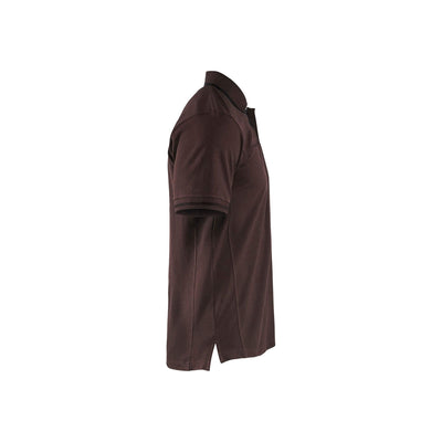 Blaklader 33891050 Work Polo Shirt Brown/Black Right #colour_brown-black