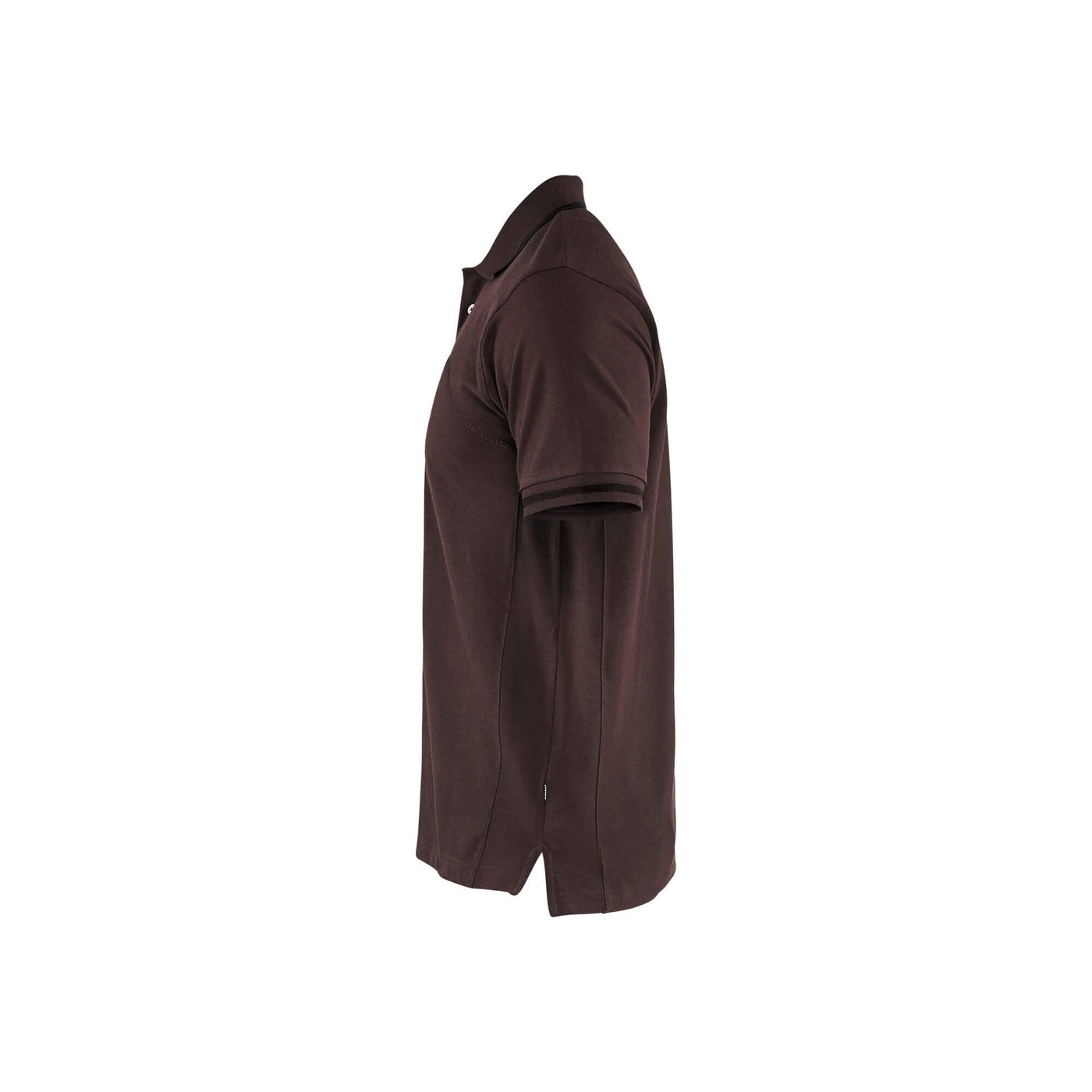 Blaklader 33891050 Work Polo Shirt Brown/Black Left #colour_brown-black