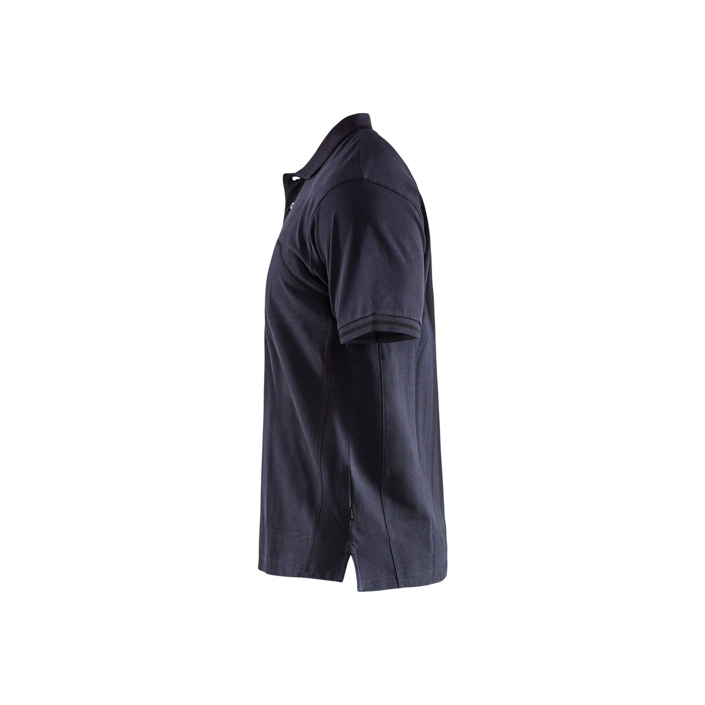 Blaklader 33891050 Work Polo Shirt Dark Navy Blue/Black Left #colour_navy-blue-black