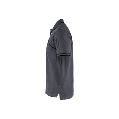Blaklader 33891050 Work Polo Shirt Mid Grey/Black Left #colour_mid-grey-black