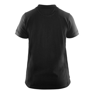 Blaklader 33901050 Work Polo Shirt Black Rear #colour_black