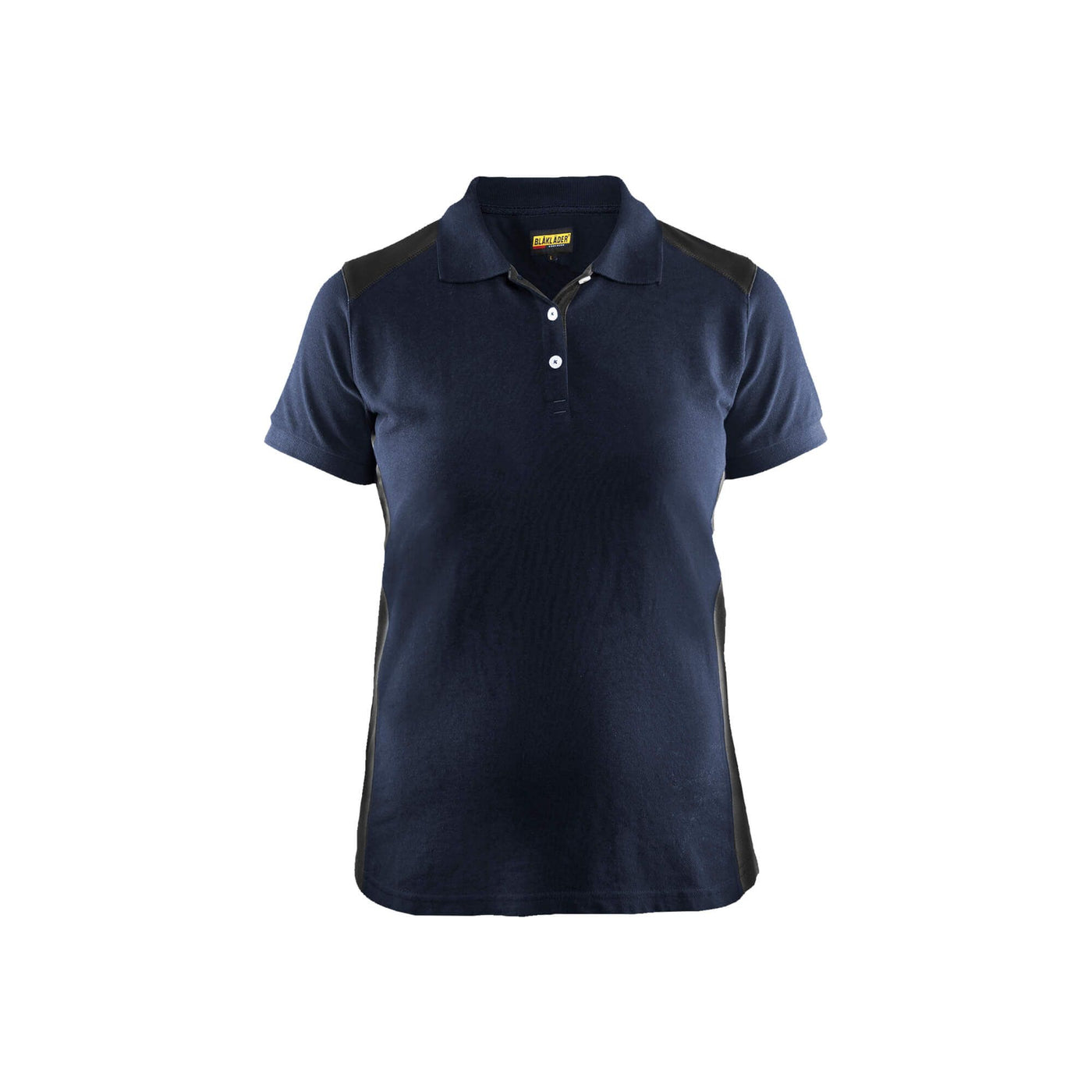 Blaklader 33901050 Work Polo Shirt Dark Navy Blue/Black Main #colour_dark-navy-black