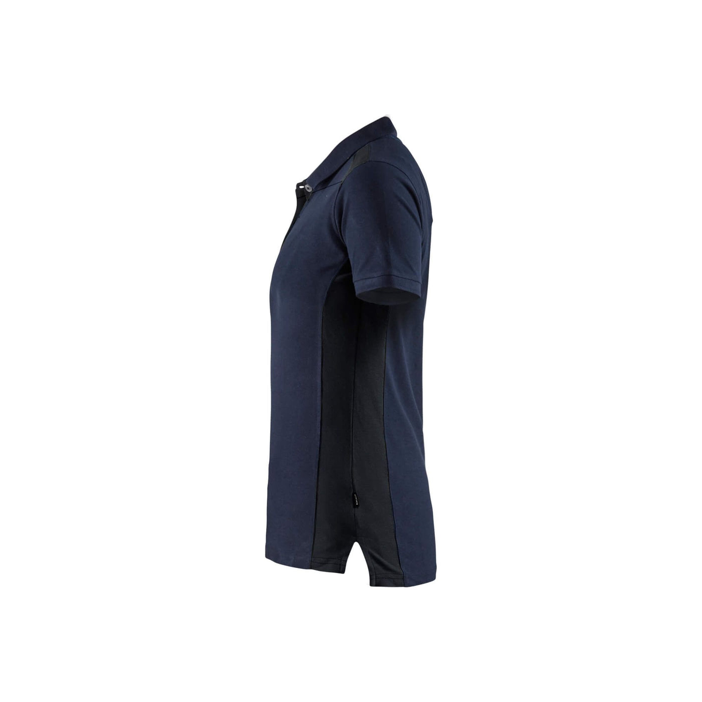 Blaklader 33901050 Work Polo Shirt Dark Navy Blue/Black Left #colour_dark-navy-black