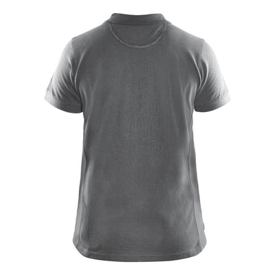 Blaklader 33901050 Work Polo Shirt Grey Rear #colour_grey