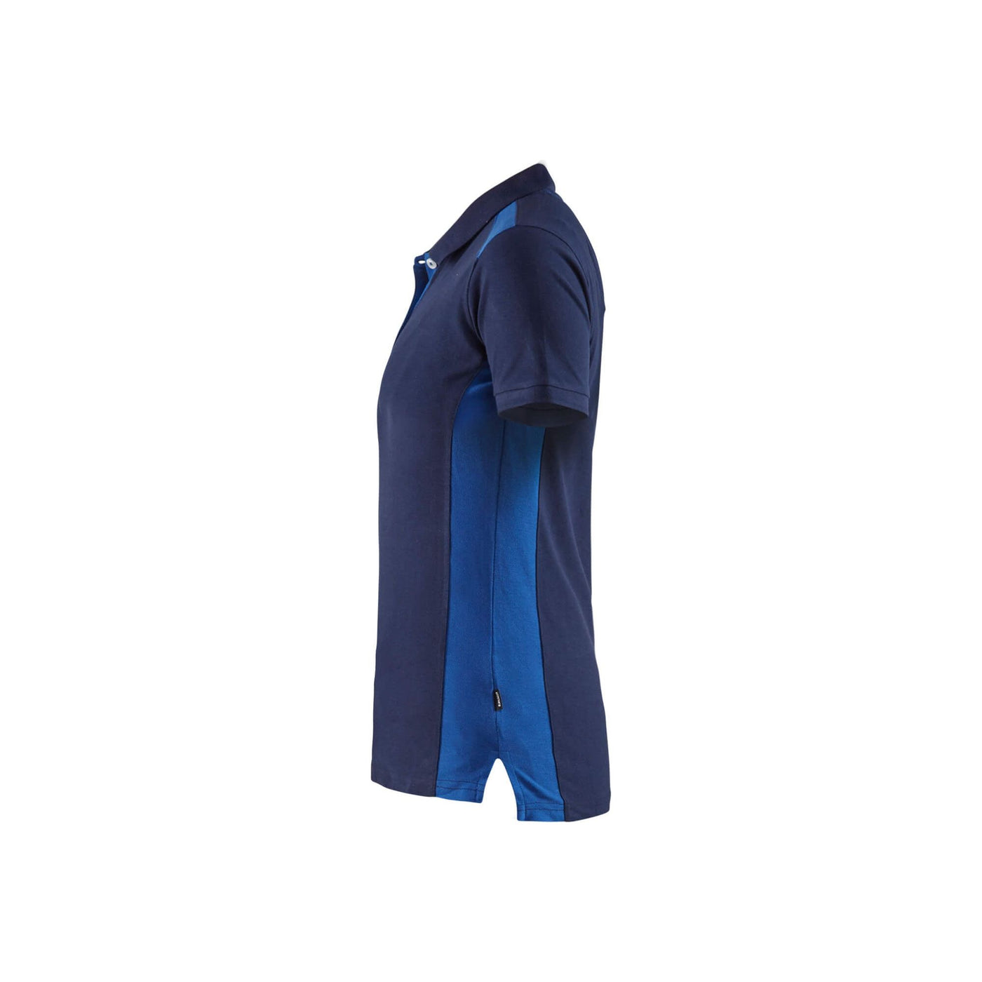 Blaklader 33901050 Work Polo Shirt Navy Blue/Cornflower Blue Left #colour_navy-blue-cornflower-blue