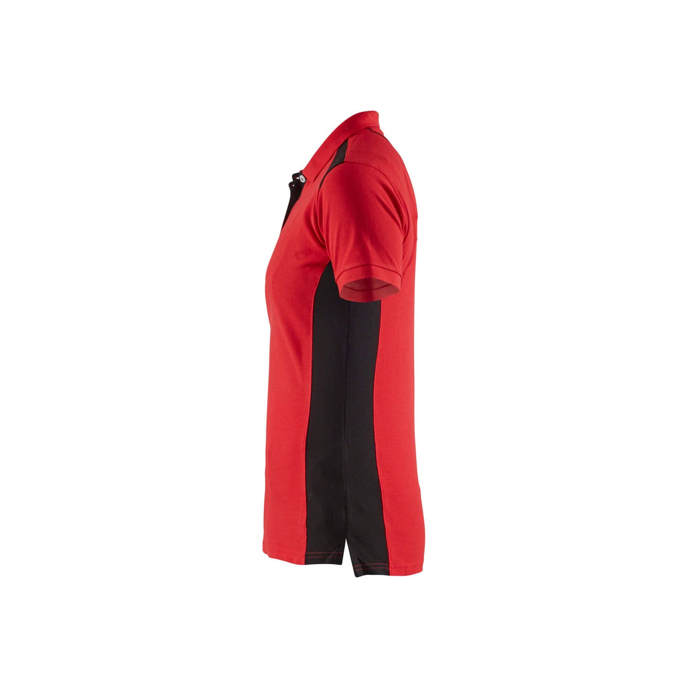 Blaklader 33901050 Work Polo Shirt Red/Black Left #colour_red-black