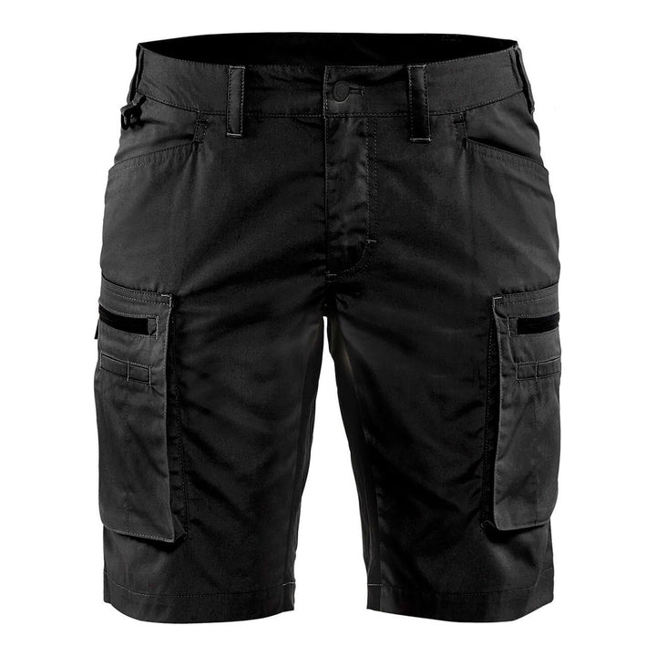 Blaklader 71491845 Work Shorts Stretch Black Main #colour_black