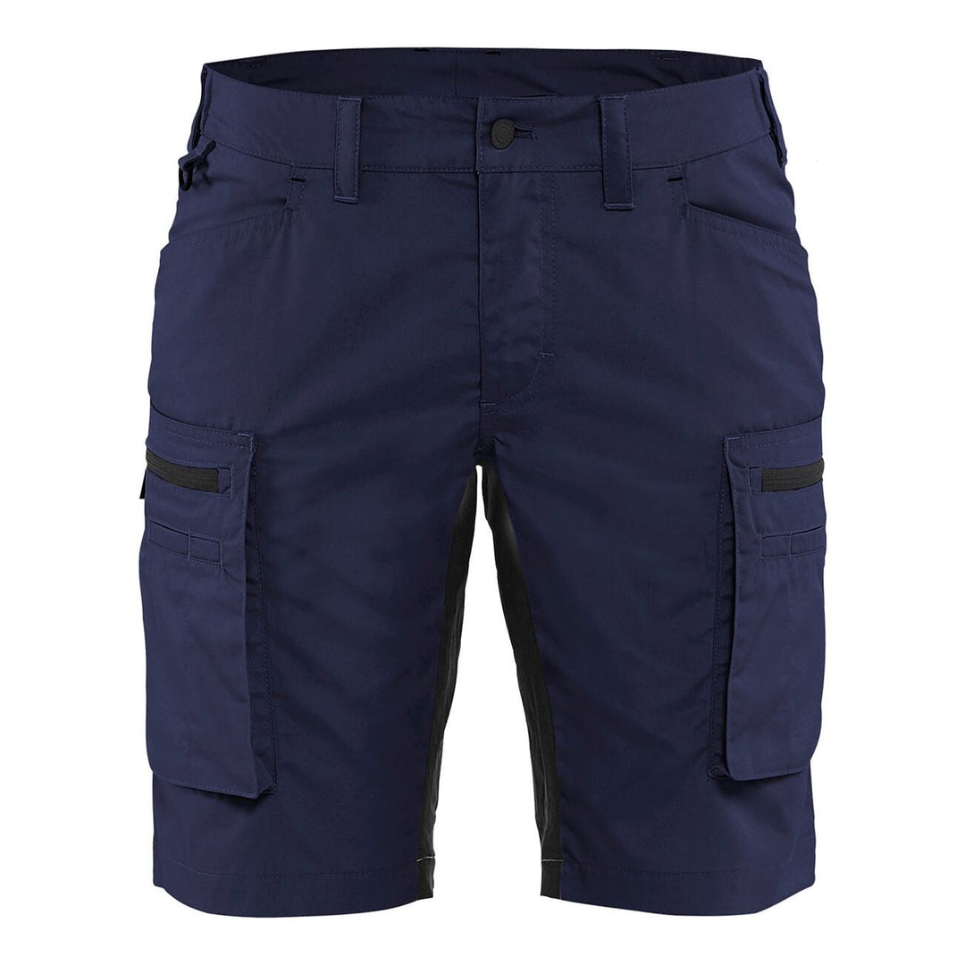 Blaklader 71491845 Work Shorts Stretch Navy Blue/Black Main #colour_navy-blue-black