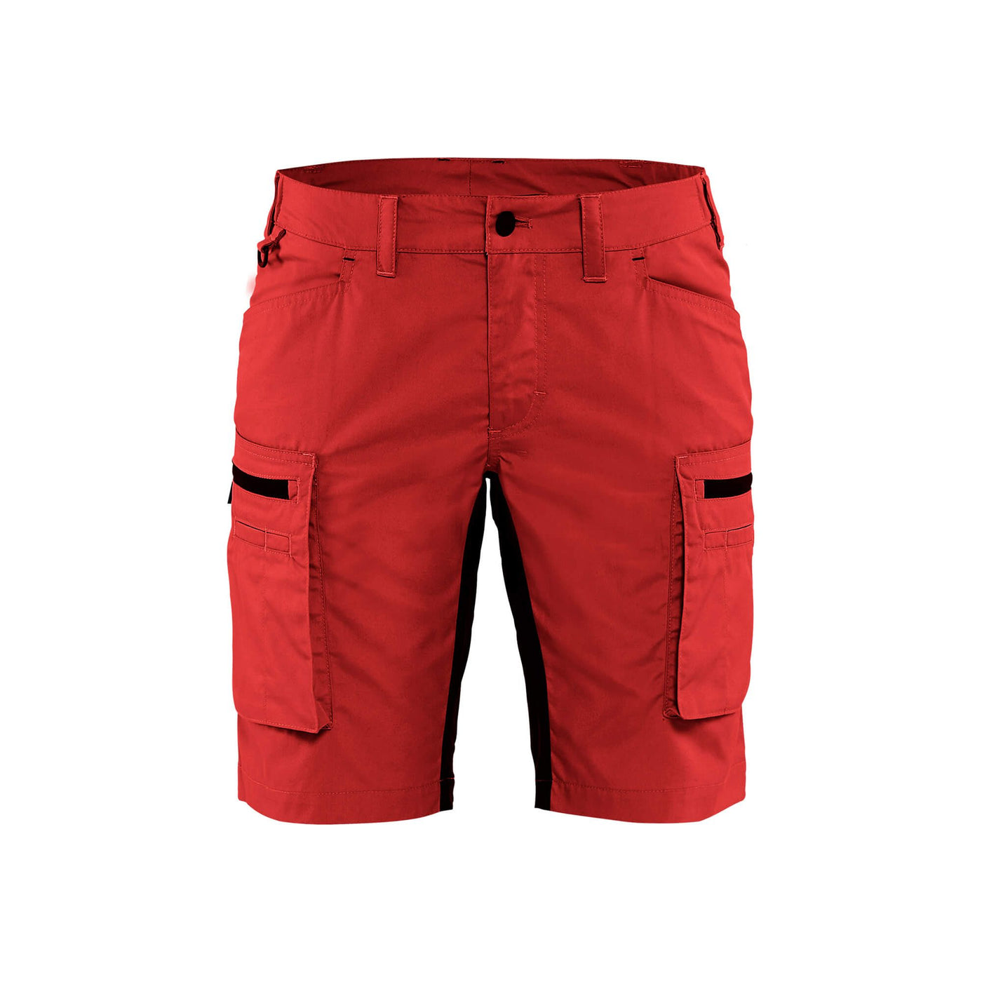 Blaklader 71491845 Work Shorts Stretch Red/Black Main #colour_red-black