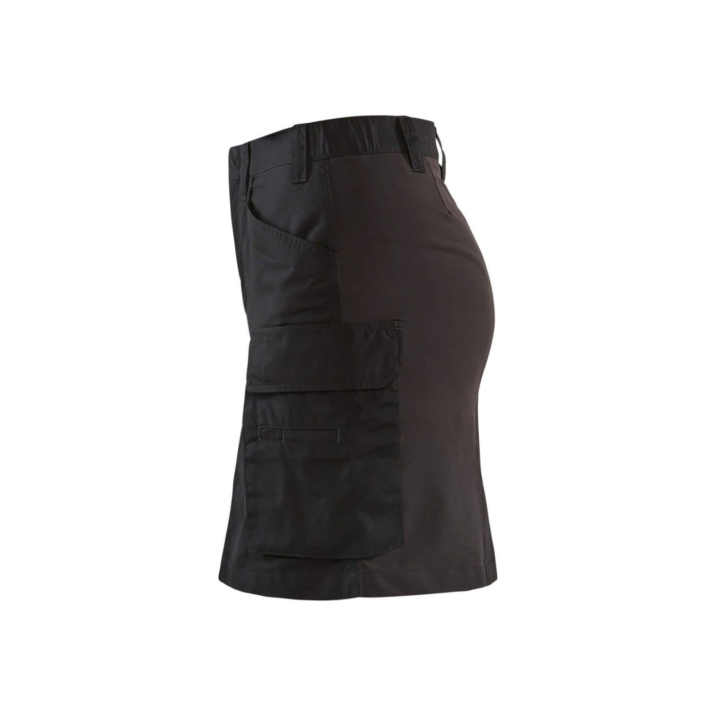 Blaklader 71481845 Work Skirt Stretch Black Left #colour_black
