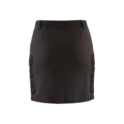Blaklader 71481845 Work Skirt Stretch Black Rear #colour_black