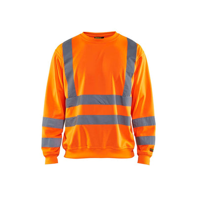 Blaklader 33411974 Work Sweatshirt Hi-Vis Orange Main #colour_orange