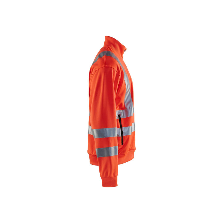 Blaklader 33581974 Work Sweatshirt Hi-Vis Hi-Vis Red Right #colour_hi-vis-red