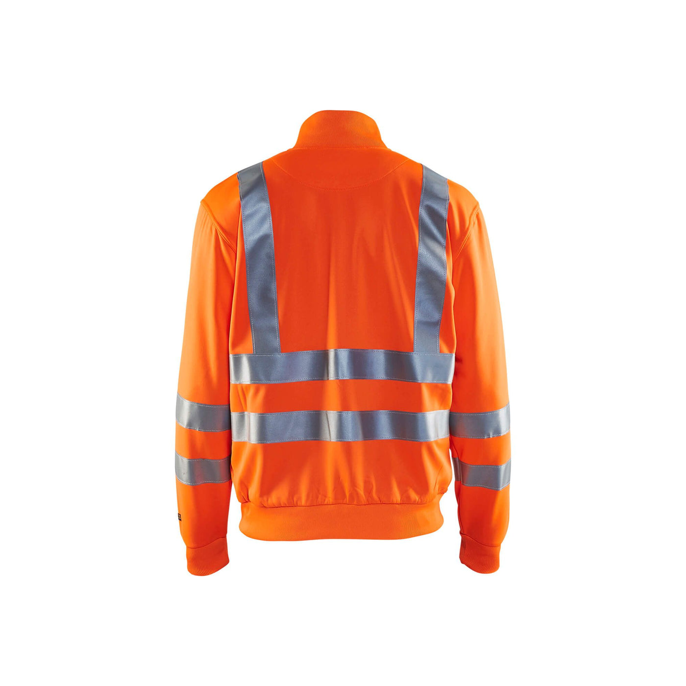Blaklader 33581974 Work Sweatshirt Hi-Vis Orange Rear #colour_orange