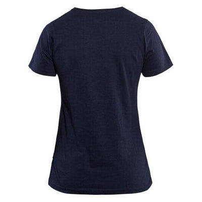 Blaklader 33341042 Work T-Shirt Navy Blue Rear #colour_navy-blue
