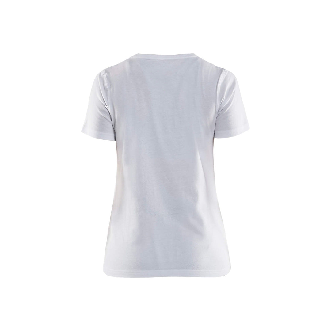 Blaklader 33341042 Work T-Shirt White Rear #colour_white