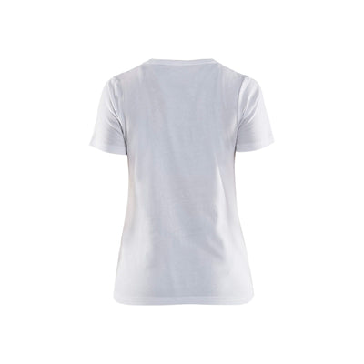 Blaklader 33341042 Work T-Shirt White Rear #colour_white