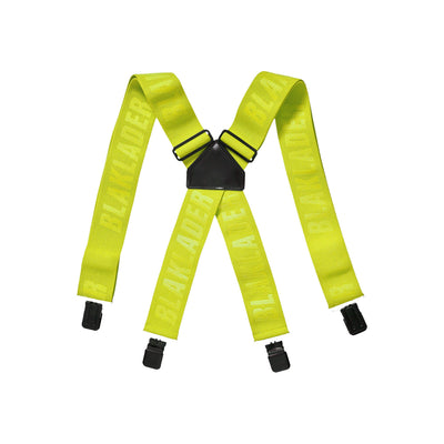 Blaklader 40091006 Work Trousers Braces Hi-Vis Yellow Main #colour_yellow