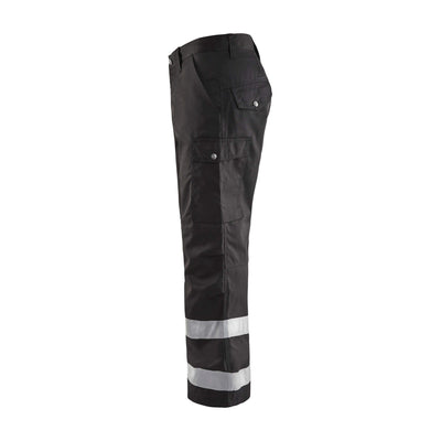 Blaklader 14511811 Work Trousers Multi-Pocket Black Left #colour_black