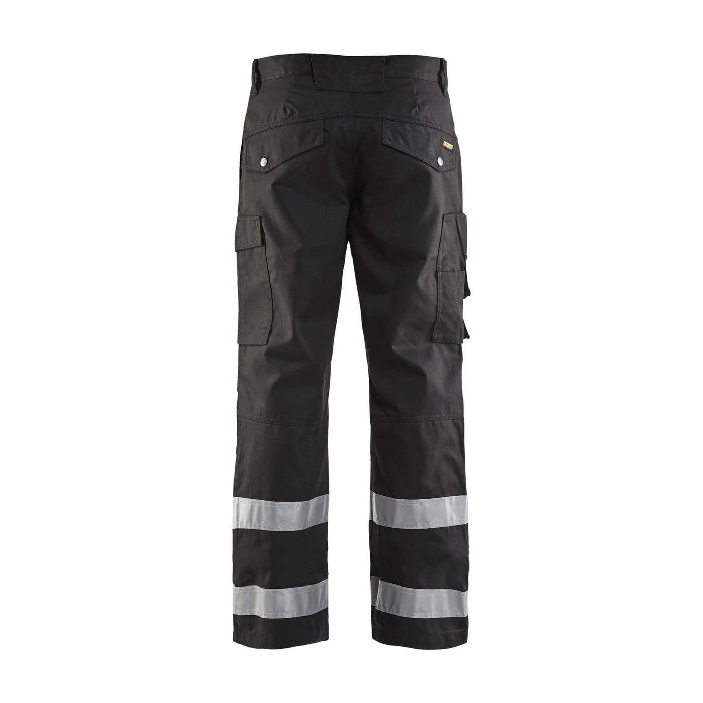 Blaklader 14511811 Work Trousers Multi-Pocket Black Rear #colour_black