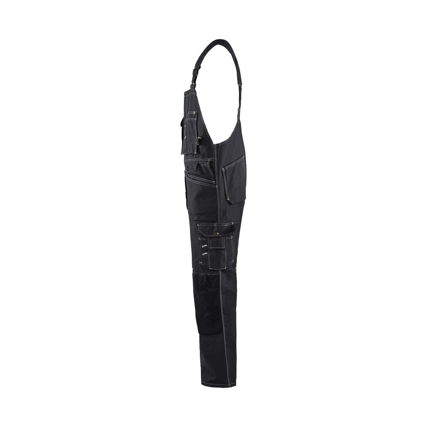 Blaklader 26001370 Workwear Bib Overalls Black Left #colour_black
