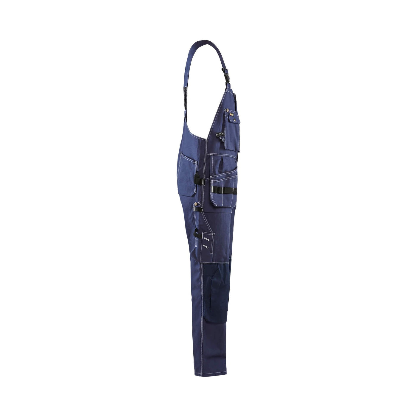 Blaklader 26001370 Workwear Bib Overalls Navy Blue Right #colour_navy-blue