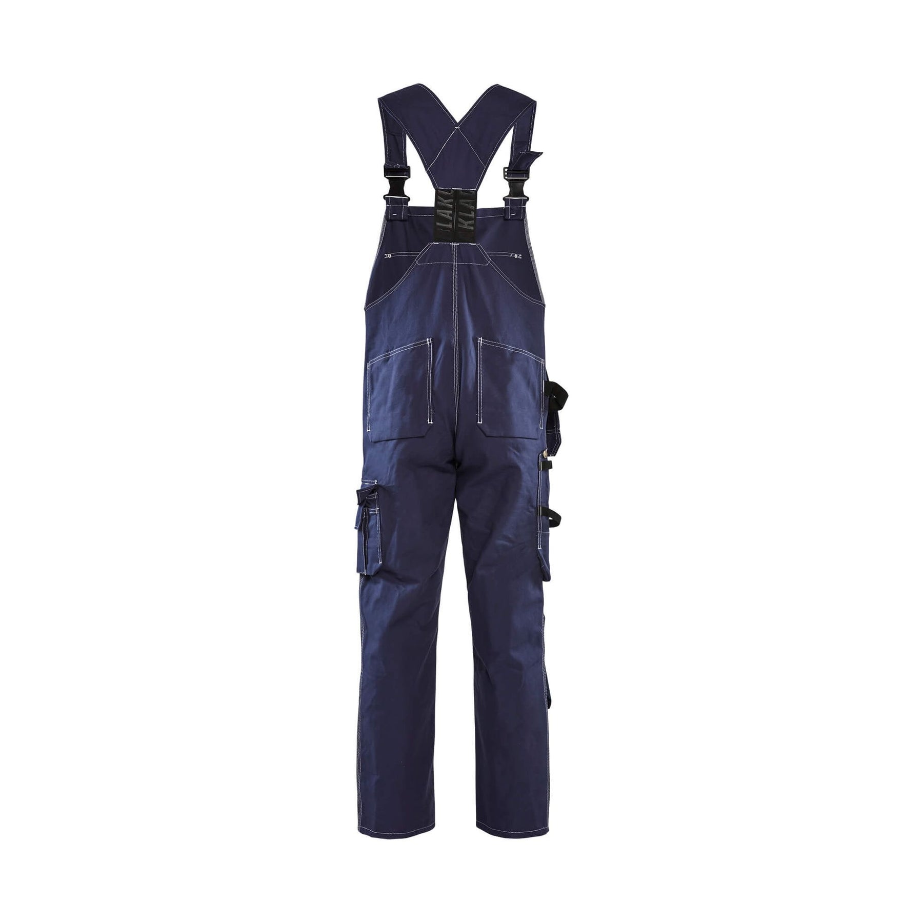 Blaklader 26001370 Workwear Bib Overalls Navy Blue Rear