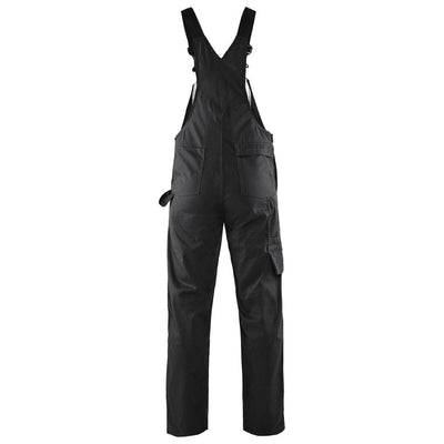 Blaklader 26101800 Workwear Bib Overalls Black Rear #colour_black