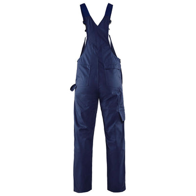 Blaklader 26101800 Workwear Bib Overalls Navy Blue Rear #colour_navy-blue