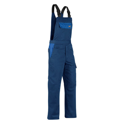 Blaklader 26651210 Workwear Bib Overalls Navy Blue/Royal Blue Main #colour_navy-blue-royal-blue