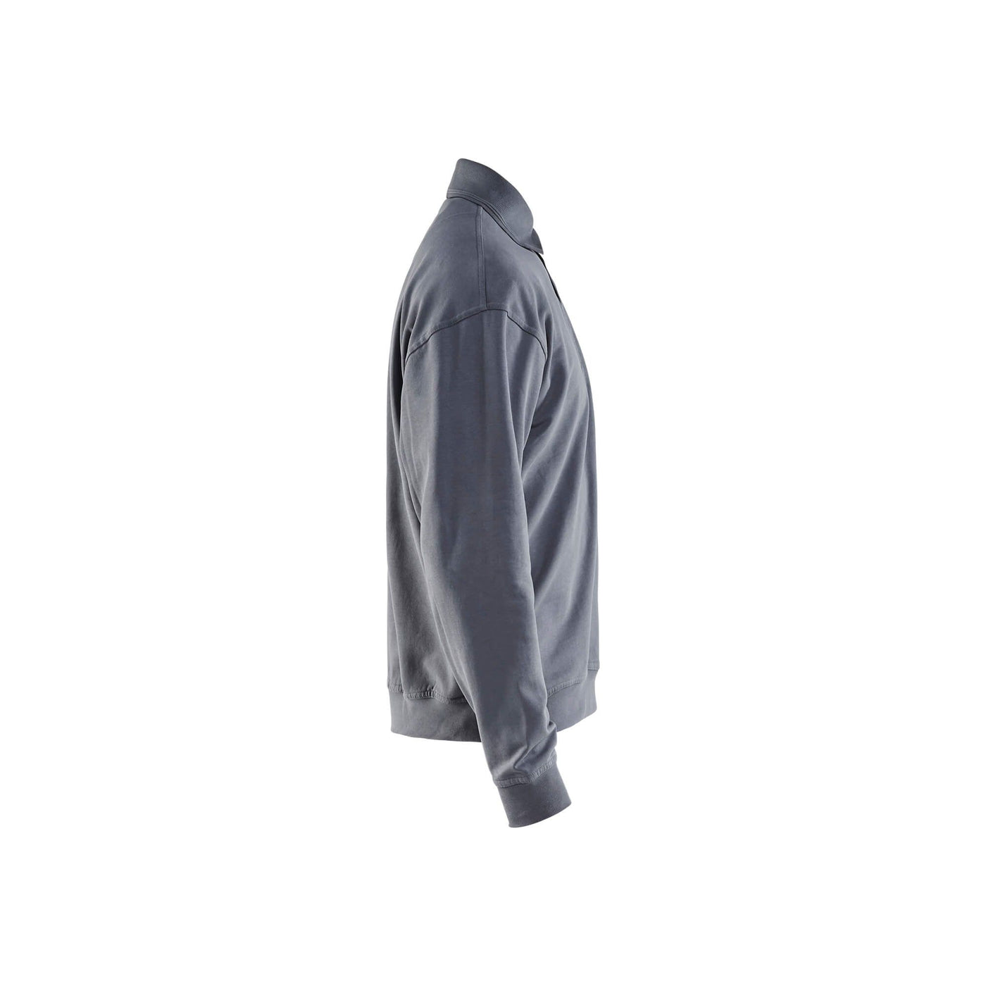 Blaklader 33701158 Workwear Collar Sweatshirt Grey Right #colour_grey