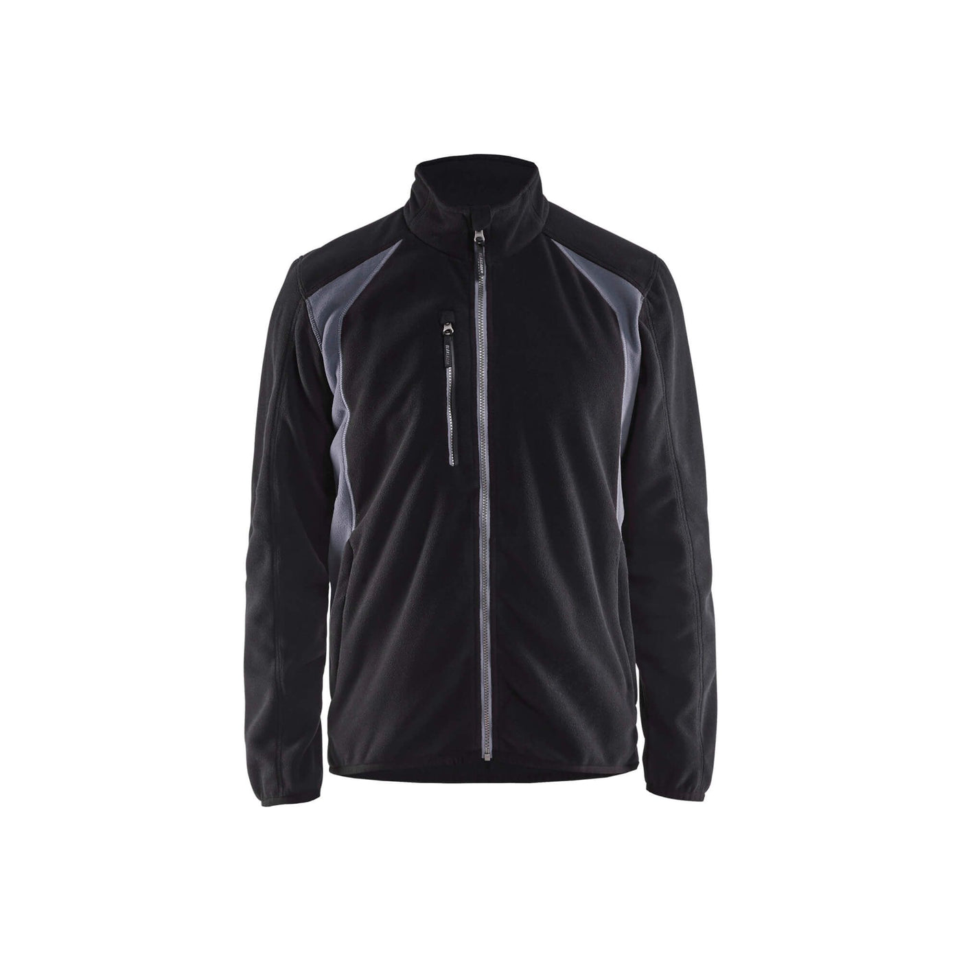 Blaklader 47302510 Workwear Fleece Jacket Black/Grey Main #colour_black-grey