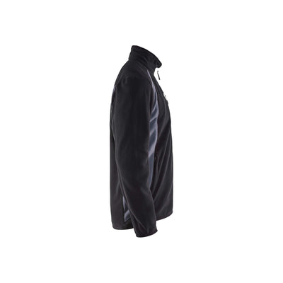 Blaklader 47302510 Workwear Fleece Jacket Black/Grey Right #colour_black-grey