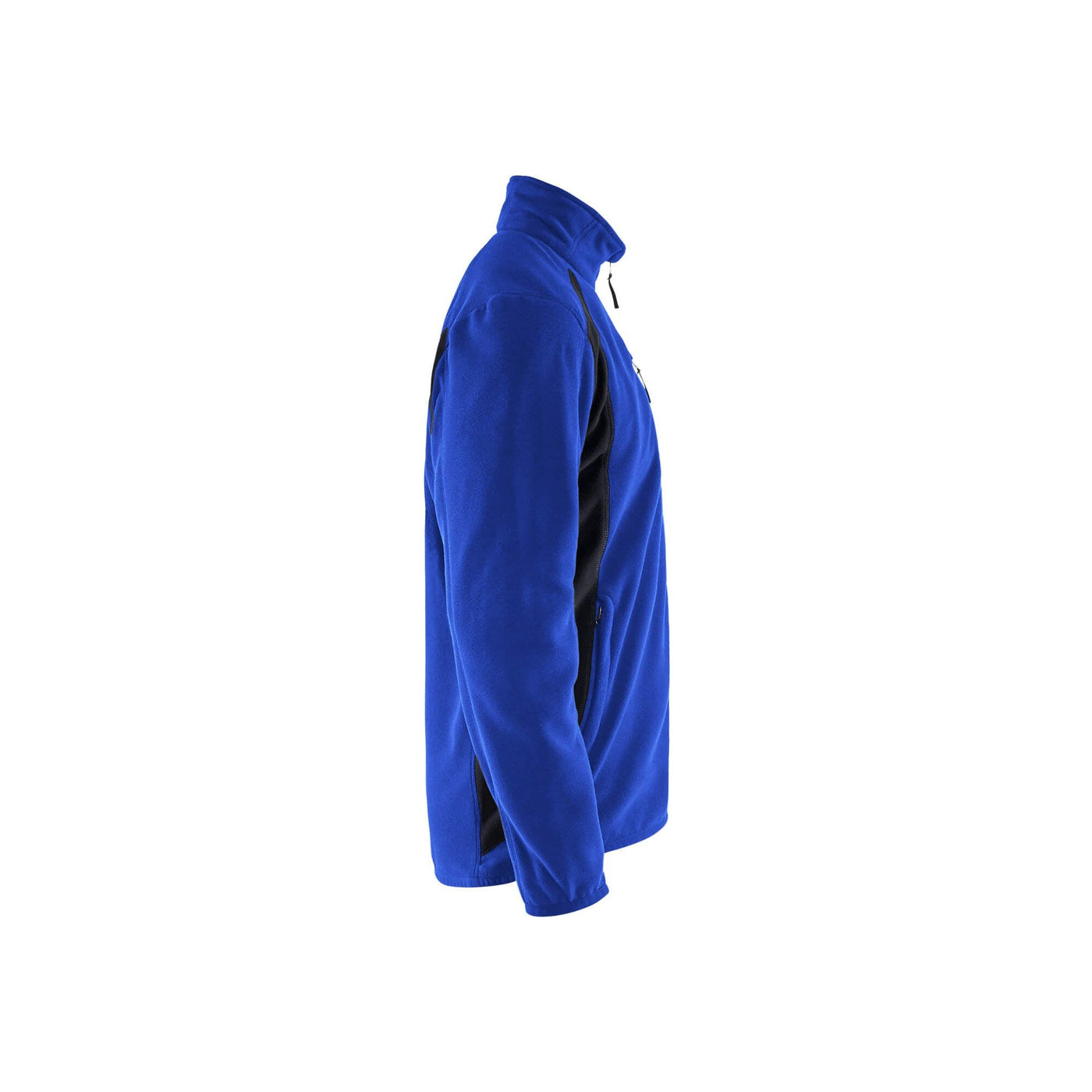 Blaklader 47302510 Workwear Fleece Jacket Cornflower Blue/Black Right #colour_cornflower-blue-black