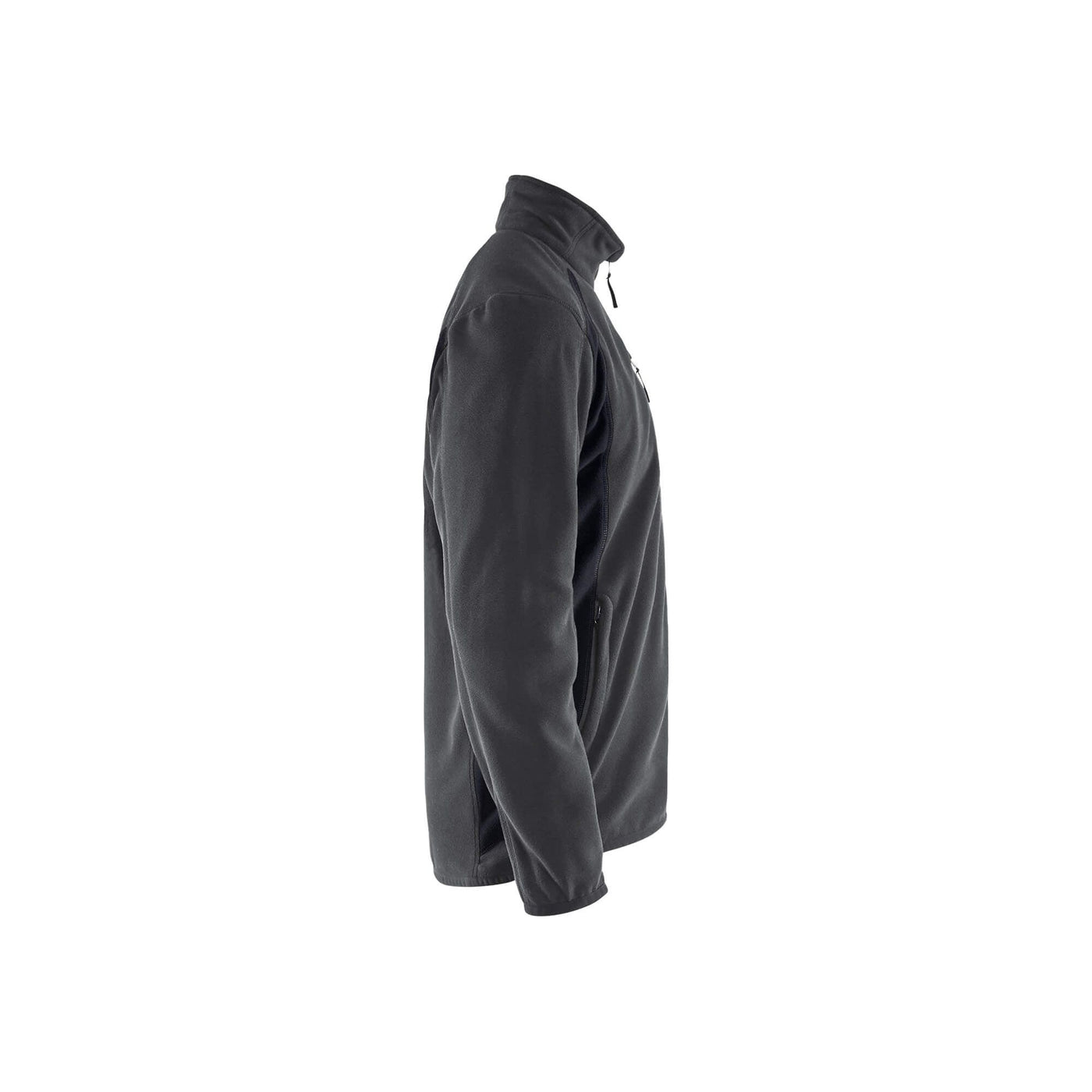 Blaklader 47302510 Workwear Fleece Jacket Dark Grey/Black Right #colour_dark-grey-black