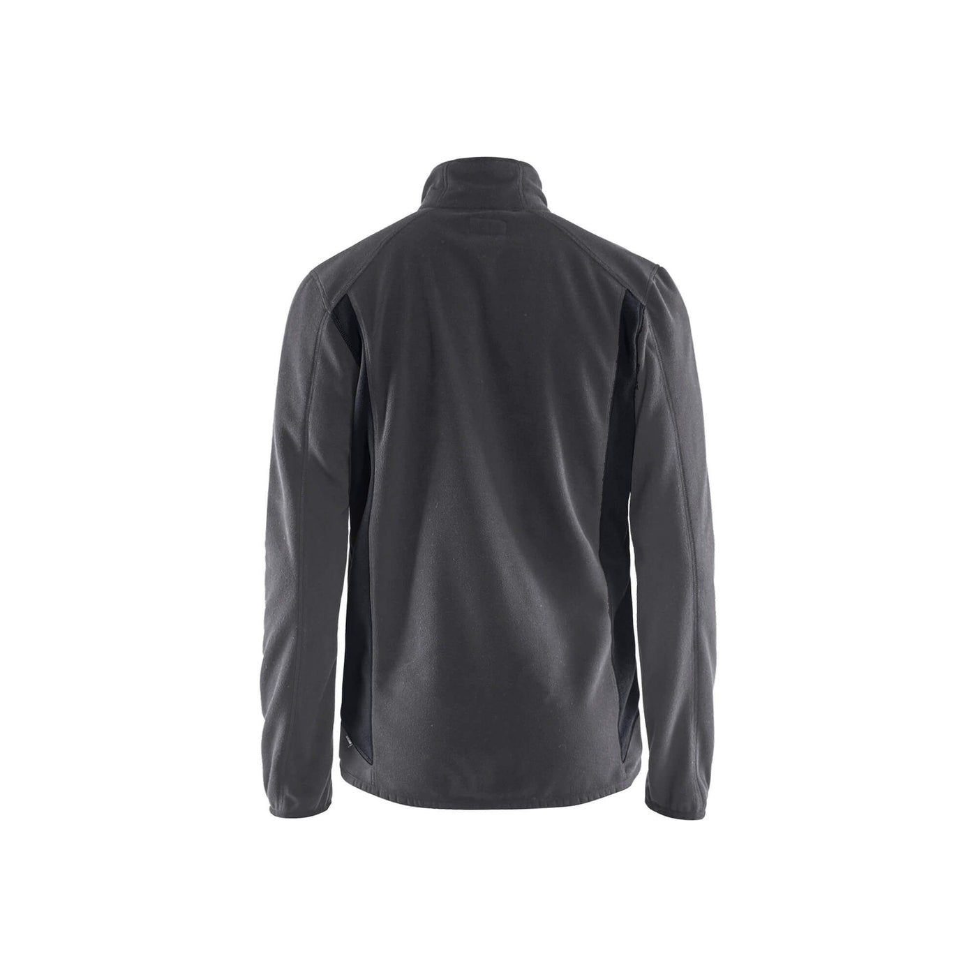 Blaklader 47302510 Workwear Fleece Jacket Dark Grey/Black Rear #colour_dark-grey-black
