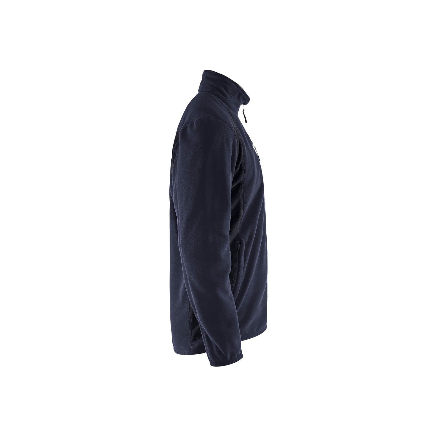 Blaklader 47302510 Workwear Fleece Jacket Dark Navy Blue/Black Right #colour_dark-navy-black