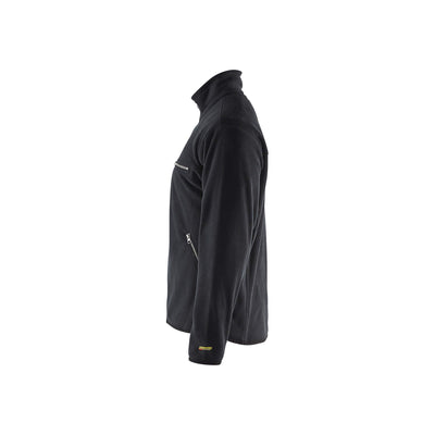 Blaklader 48302510 Workwear Fleece Jacket Black Left #colour_black