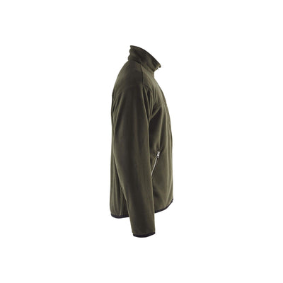 Blaklader 48302510 Workwear Fleece Jacket Green Right #colour_green